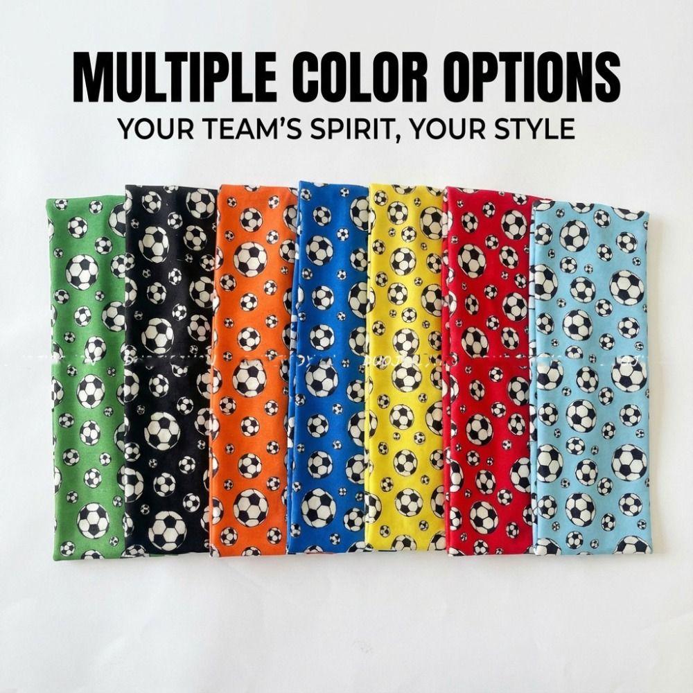 Adjustable Football Headband Elastic Sport Headscarf Fan Cheering Hair Hoop Celebration