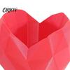 Love Heart Flowerpot Shape Planter Pot, 3D Printed Geometric Shaped Flowerpot, Cactus Succulents Plants Container, Gift for Valentine's Day Pot