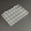 Transparent 28-Grid Jewelry and Nail Art Storage Box