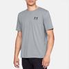 Under Armour Logo Printed Athletic Fitness Running T-Shirt Men Tops Gray 1326799-036