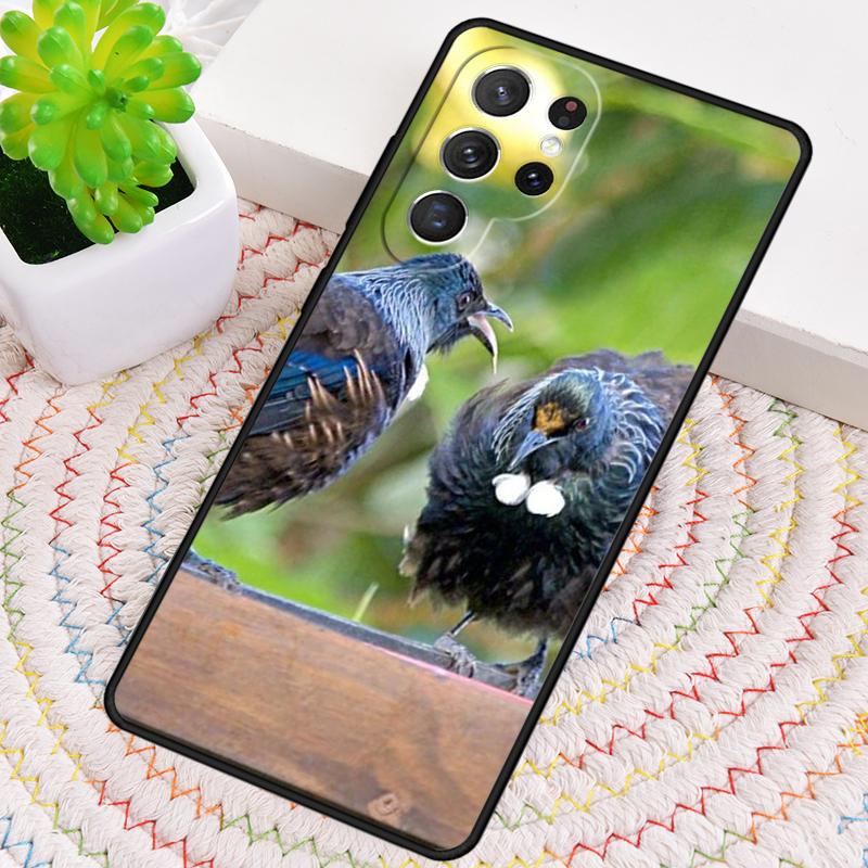 Garden Birds Starling Silicone Phone Case For Samsung Galaxy Note 10 Pro S26 S25 S24 S23 S22 S21 Plus S25Ultra Capa Cover