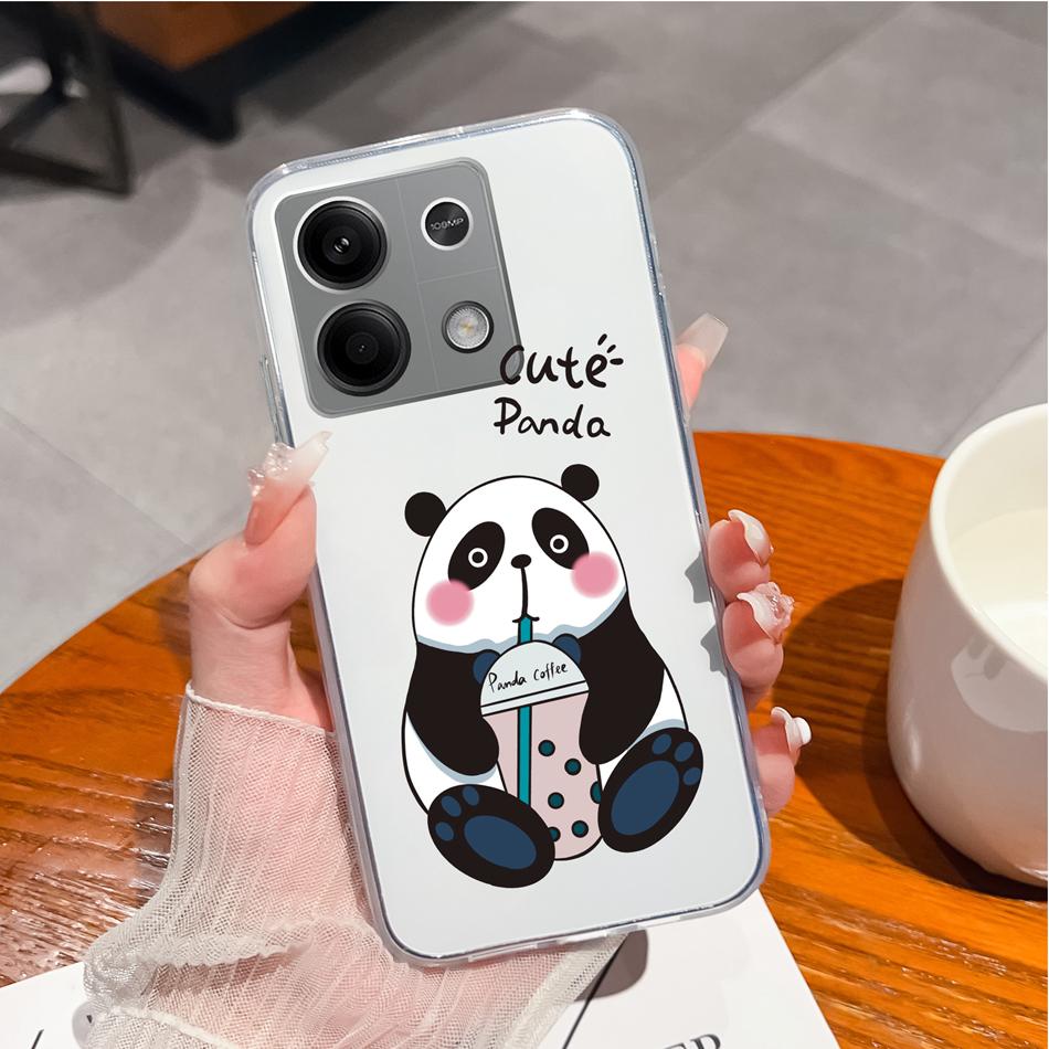 For Redmi Note 13 Pro Plus Phone Case Creative Fun Soft Slim Silicone Transparent Anti Drop Back Cover For Redmi Note13 13Pro+