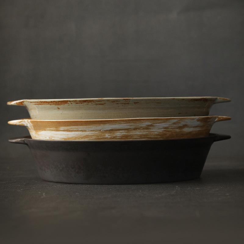 Light Luxury Plate Dish Steak Dining Plate Creative Western Dish Pasta Plate Japanese Tableware Internet Celebrity