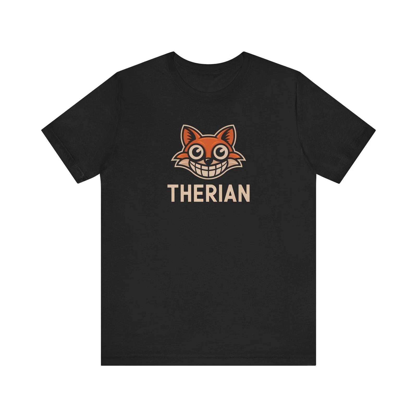 Therian Gift - Retro Fox Therian Shirt Fox Therian - Therian Clothes XL