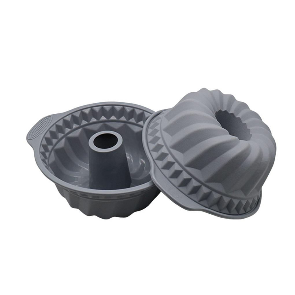 Spiral Shape Silicone Bakeware Pastry Muffin Cake Baking Tools Kitchen Self-Assembly Decorating Pan Nonstick Mould Dessert
