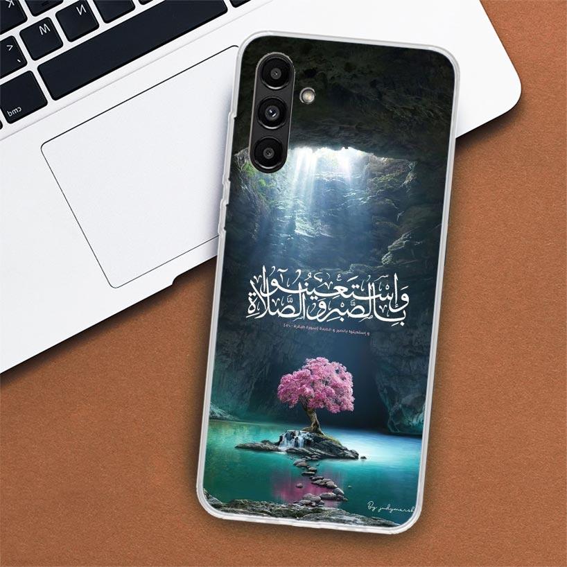 Arabic Quran Islamic muslim Quotes Allah Phone Case For Samsung Galaxy A02S A12 A22 A32 A42 A52 A72 A51 A50S A71 A41 A31 A21S A7