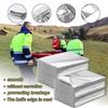 10pcs Outdoor Emergency Blanket Waterproof Space Curtain Foil Thermal Blanket 130x210cm Silver