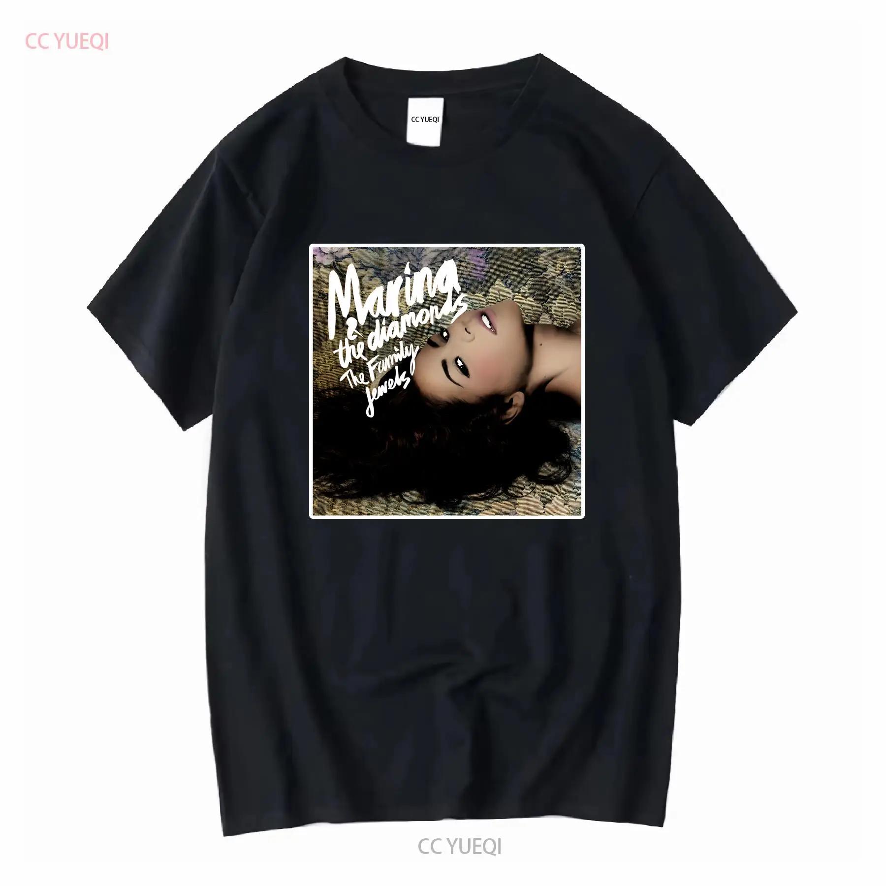 Marina and the Diamonds Shirt Diamandis T Family Jewels Long or Short Sleeves Vintage Washed Streetwear Stretched Comfortable S разноцветный