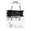 Women’s Large Capacity Crocodile Pattern Top Handle Bag, Light Luxury High-End All-Match Shoulder Crossbody Fashion Purse