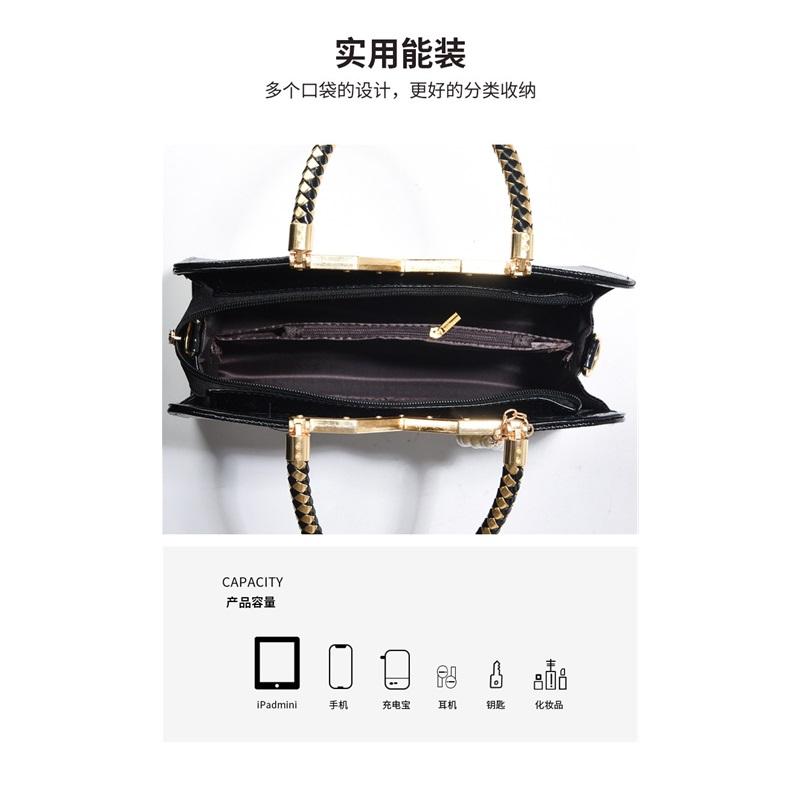 Women’s Large Capacity Crocodile Pattern Top Handle Bag, Light Luxury High-End All-Match Shoulder Crossbody Fashion Purse