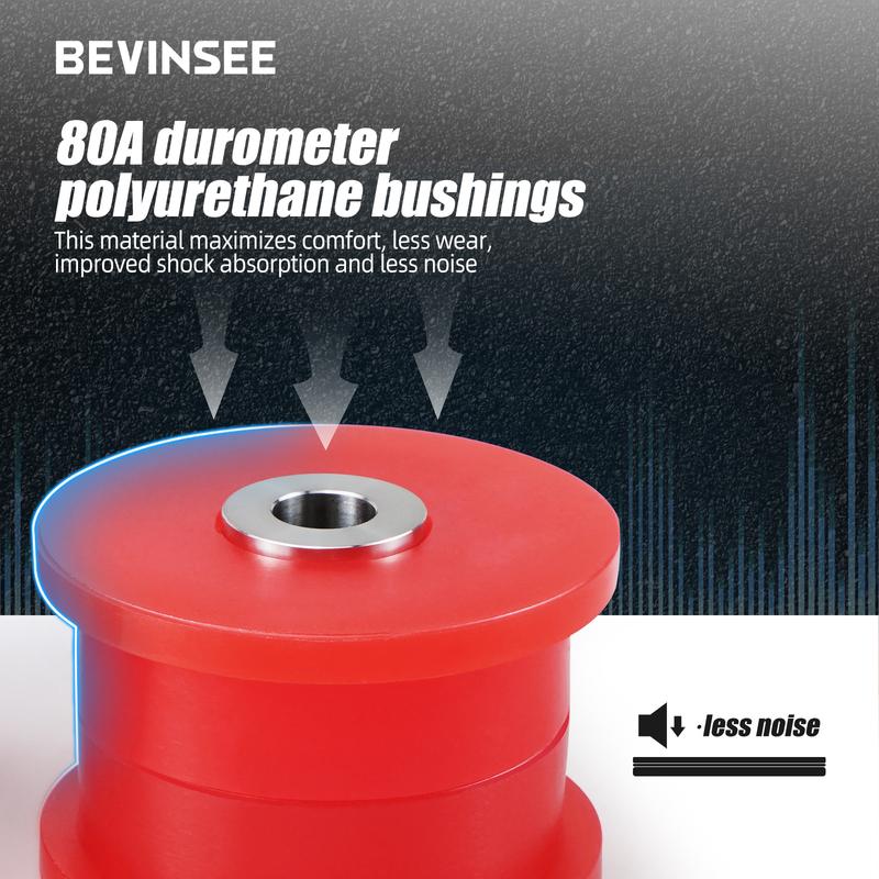 80A Polyurethane Rear Trailing Arm Bushings for BMW E46 E36 X3 E83, Replace for 33326770817,33322228153,33326770786,33321137806