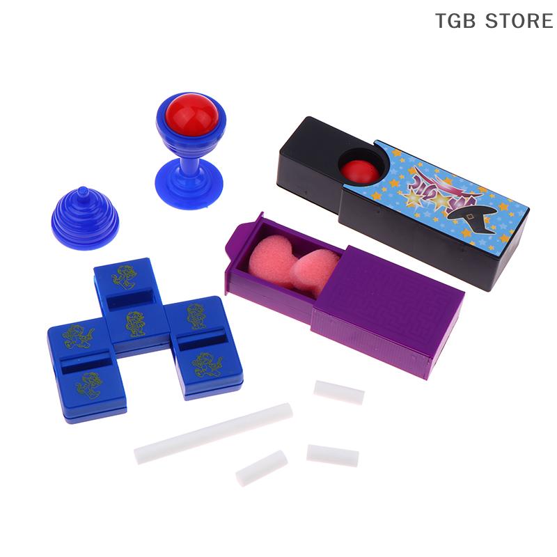 1Pc Changeable Magic Box Puzzle Interaction Close-Up Magic Props Tricks Classic Funny Gadgets Kids Toys