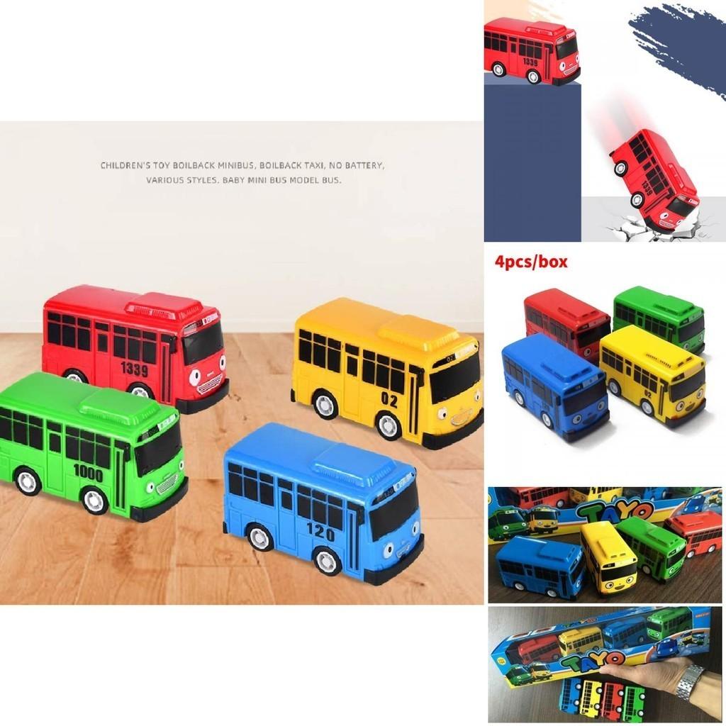 High-quality Mini Bus In Nine Colors With Working Doors Educational Toy Set