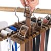 10 Card Slots Belt storage rack Belt arrangement storage rack Multi-functional tie scarf silk scarf bow tie hanger hook