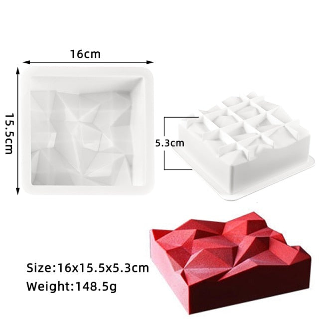27 Style Silicone Cake Molds Pastry Bakeware Set Non-Stick Mousse Mould Party Dessert Baking Tools Decorating Pan Kitchen Tools Silicone Cupcake Bakin