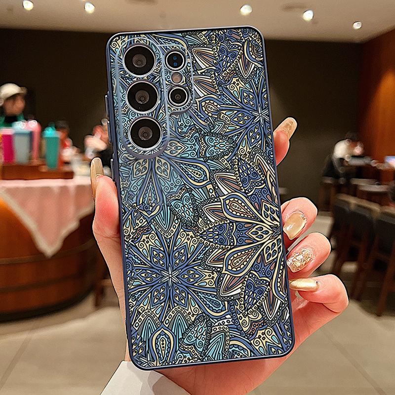 

Vintage Totem Pattern Magnetic Phone Case For Samsung Galaxy S26 S25 S24 Ultra S25 S23 FE A57 A56 A37 A17 A55 A26 A36 A35 Cover Galaxy S26 Edge
