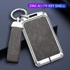 Zinc Alloy For Hongqi Hs5 Hs7 H9 Car Key Case Card Cover Magnetic Metal Protector Shell Keychain Keyless Auto Accessories