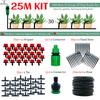 10M-30M Greenhouse DIY Drip Irrigation System Automatic Watering Garden Hose Micro Drip Watering Kits with Adjustable Drippers