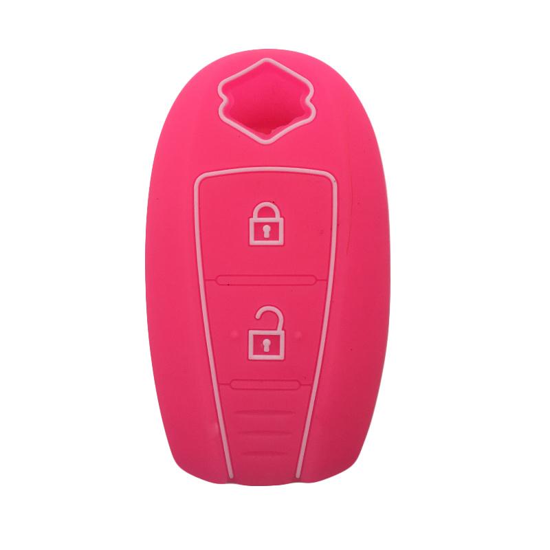Soft Key Case Cover Fit For Suzuki Vitara 2022 SX4 II (S-cross) 2021 Silicone Keychain Car Accessories Key Protector