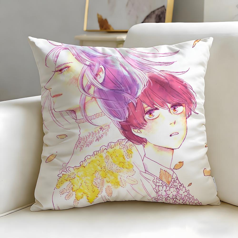 slice anime Ikoku Nikki Cushion Cover Soft EasyWash Pillow Case Versatile for Couch Bed Travel and Office