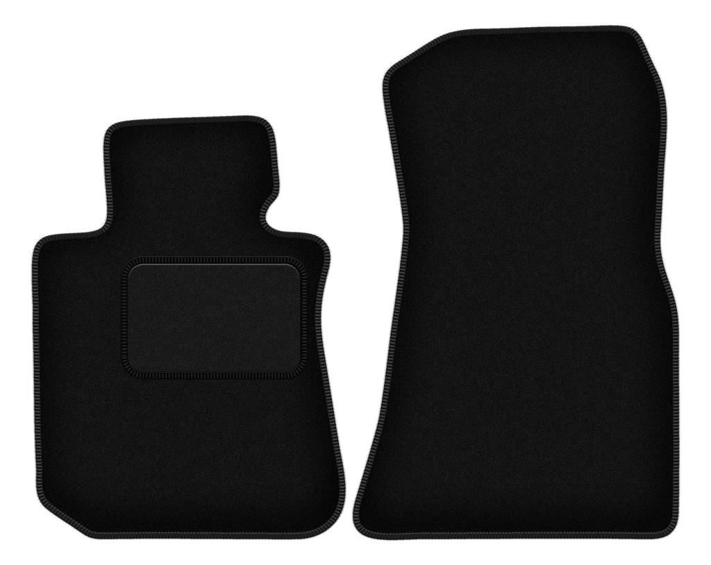 Black Front Floor Mats For: BMW I4 G26 0 (2021-2022)