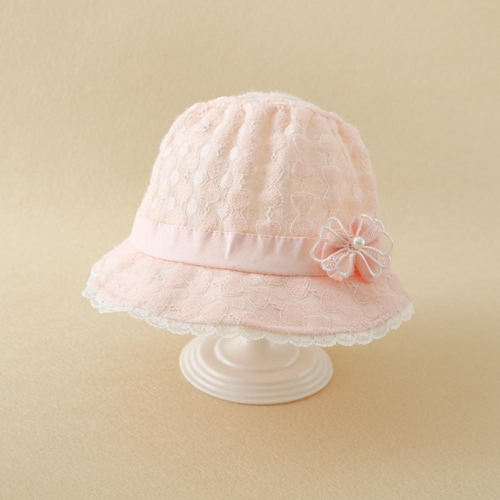 

Soft Sun Hat Cotton Beanies Bonnet Fashion Princess Hat Toddler светло-розовый