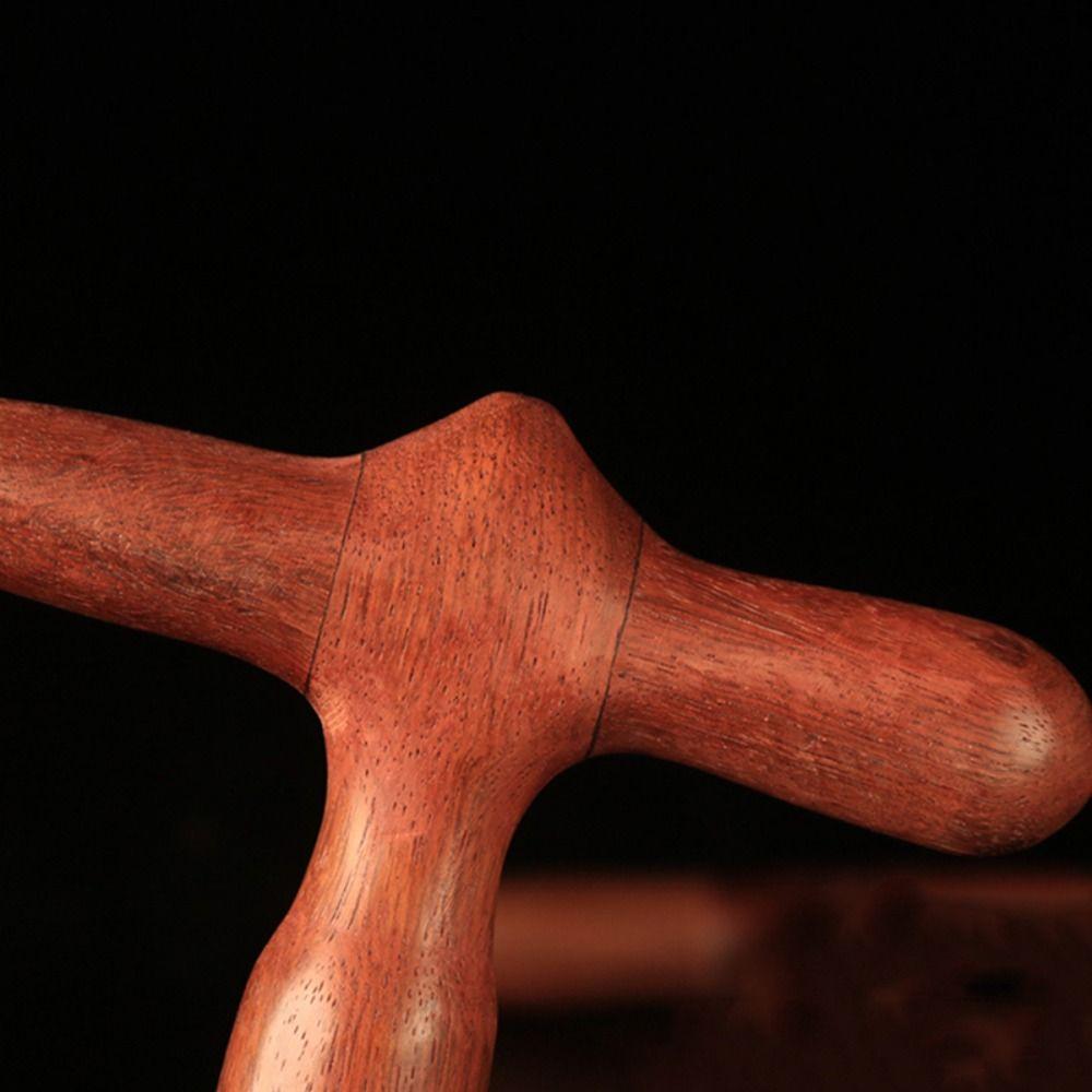 Sandalwood Cross Hammer Trigger Point Acupuncture Acupoint Stick Beauty Tools  Thin Face Chin