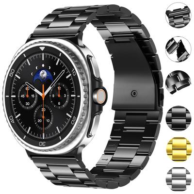 Metal Stainless Steel Watch Strap for Samsung Galaxy Watch 8 40mm 44mm No Gap Replacement Wristband Fit Galaxy Watch 8 Bracelet