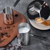 Kaffee Milchaufschäumkännchen Krug Latte Art Tasse 304 Edelstahl Langer Griff Doppelseitige Skala Hohe Qualität Kaffeeutensilien