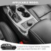 Inner Gear Shift Panel Trim Strip Cover for Jeep Grand Cherokee 14+ Carbon Fiber
