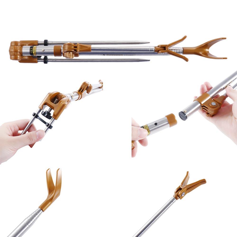 2.3 Meter Telescopic High-strength Fishing Bracket Fishing Rods Holder Fishing Pole Holder Hand Rod