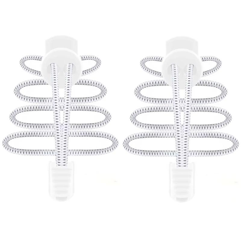 1 Paar/3 Paar Runde Elastische Schnürsenkel Ohne Binden Schnürsenkel für Sneaker und Freizeitschuhe Schnell An- und Ausziehbare Schnürsenkel