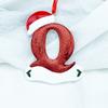 Beautifully Handpainted Crafted Resin Christmas Ornaments With 26 Alphabet Letters A To Z For Decor Stylish
