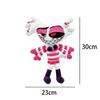 Plush Hazbin Hotel Toy Stuffed Animal Doll Cotton Filling Angel Clown Stolas