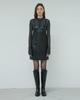 Beleudemaleu Italian Napa Lambskin Bustier Dress