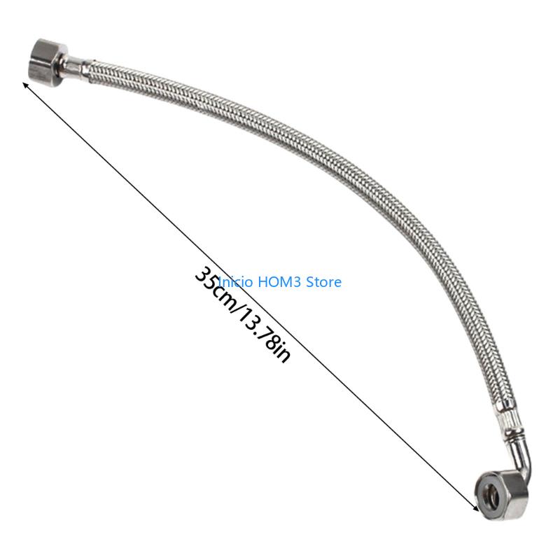 A5YD Junta Codo Manguera de Fontanería de Acero de Alta Resistencia Tubo Flexible para Accesorios de Baño