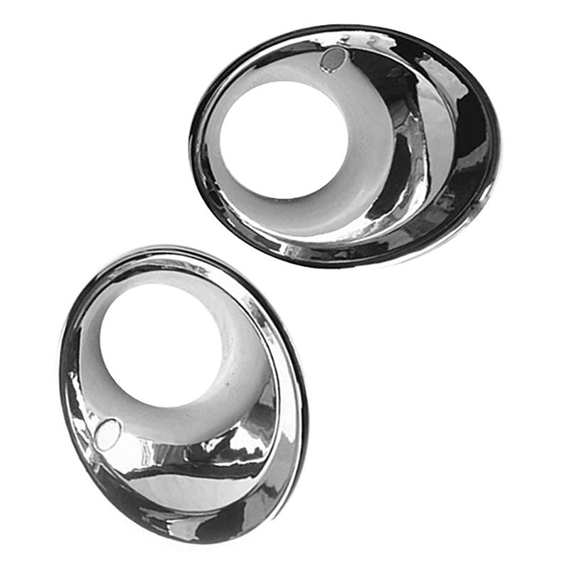 A57E-Car Styling Front Fog Light Frame Lamp Ring Cover Trim For BMW X1 E84 2009 2010 2011 2012