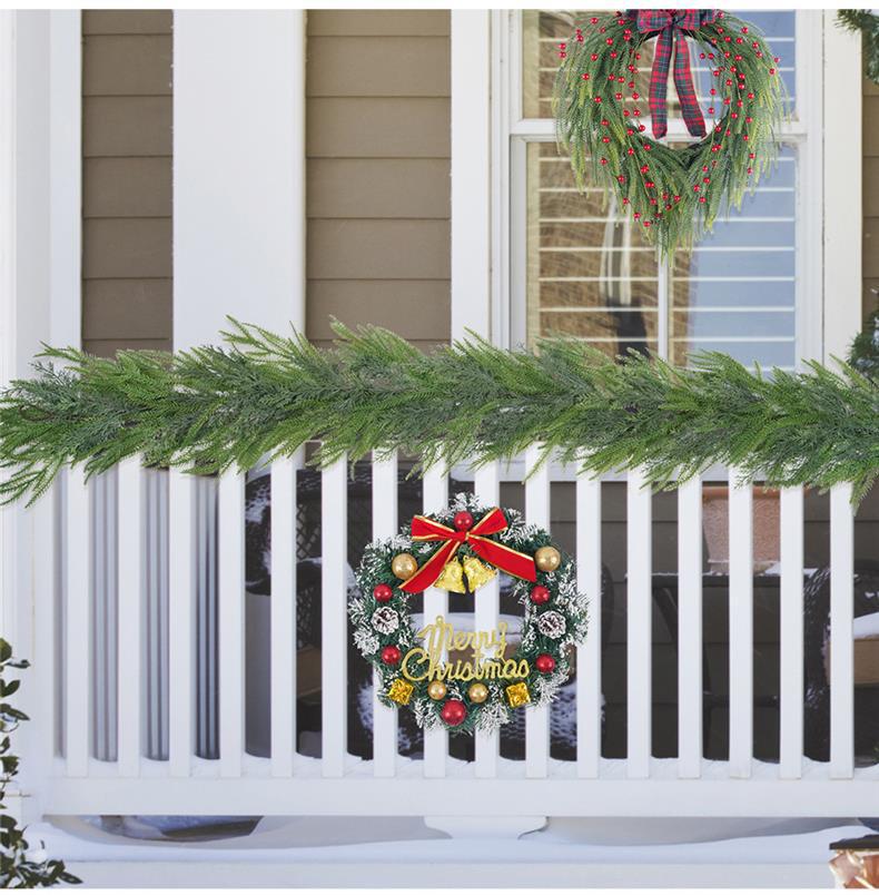 Norfolk Cypress Leaf Vine Christmas Decoration Wreath