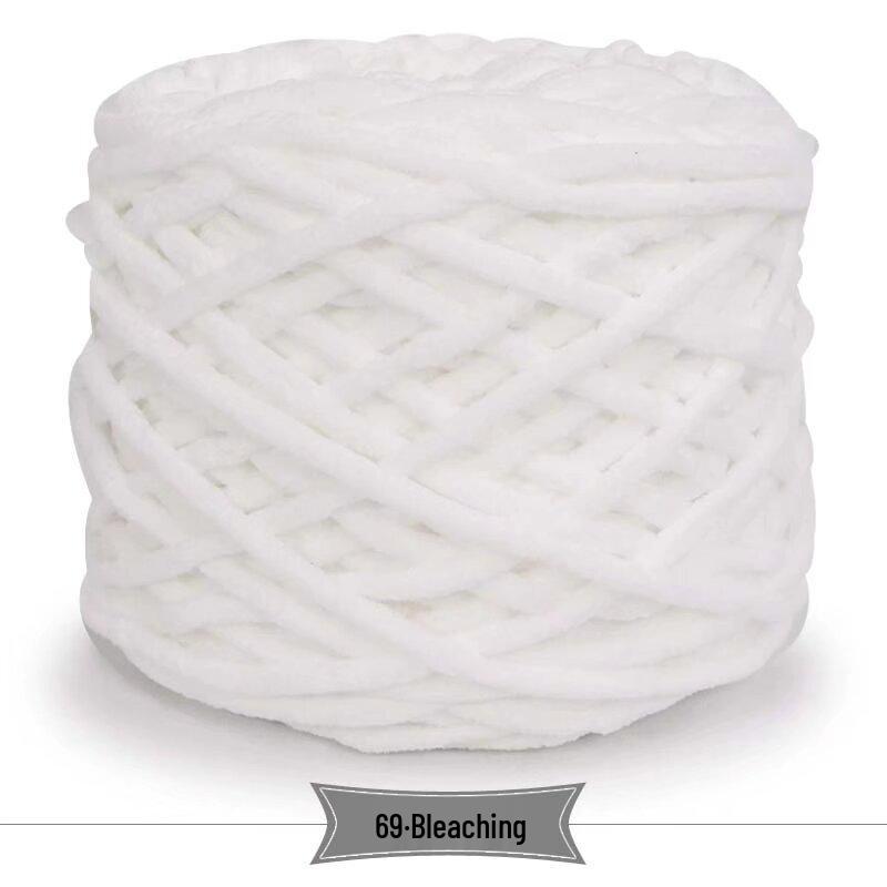 3.3 Große Eiswollknäuel für handgestrickte Häkelschuhe & zum Weben von Schals - Dicke Wolle für Damen & Herren