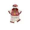 Summer Baby Boy Birthday Tang Suit with Crown for Zhou Ceremony