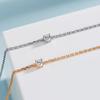925 Sterling Silver Mini Diamond Bracelet - Women's Japanese & Korean Style, Fashionable, Stackable, & Versatile Hand Jewelry