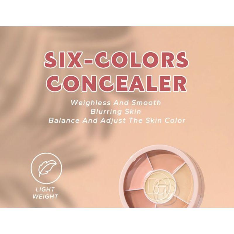 BEAUTY GLAZED - 6 Colours Phantom Concealer Palette