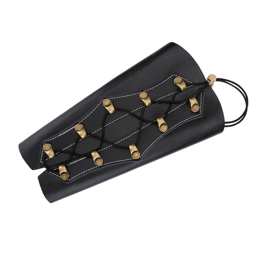 Archery Arm Guard   Tackle Accessory for Hunting Shooting(Black)