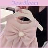 Girl Summer Dress Cotton Princess Sleeveless Dress For Toddler Girls Fashionable Summer Outfit