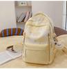 Schoolbag New Japanese Ins High Value Fresh Sweet Cute Butterfly Graffiti Backpack Junior High School Students Lightweight Backpack