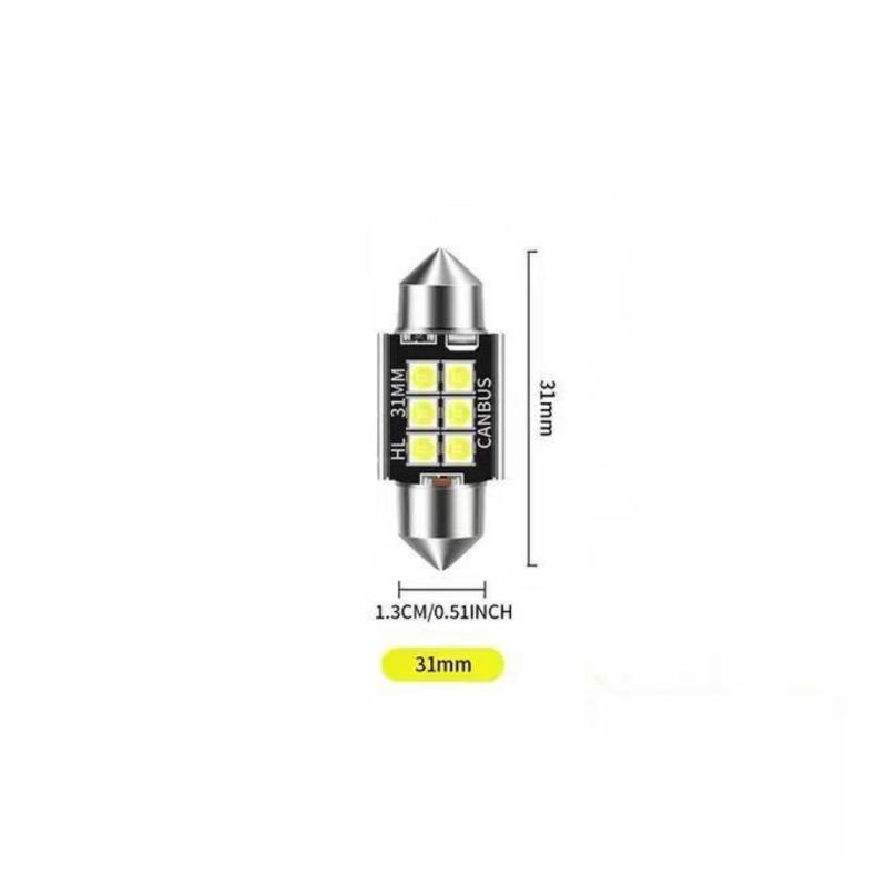 

Automotive LED License Plate Reading Light 31mm 36mm 39mm 41mm CSP 3030 Signal Lamp Canbus Bulb Light License Plate Lamp