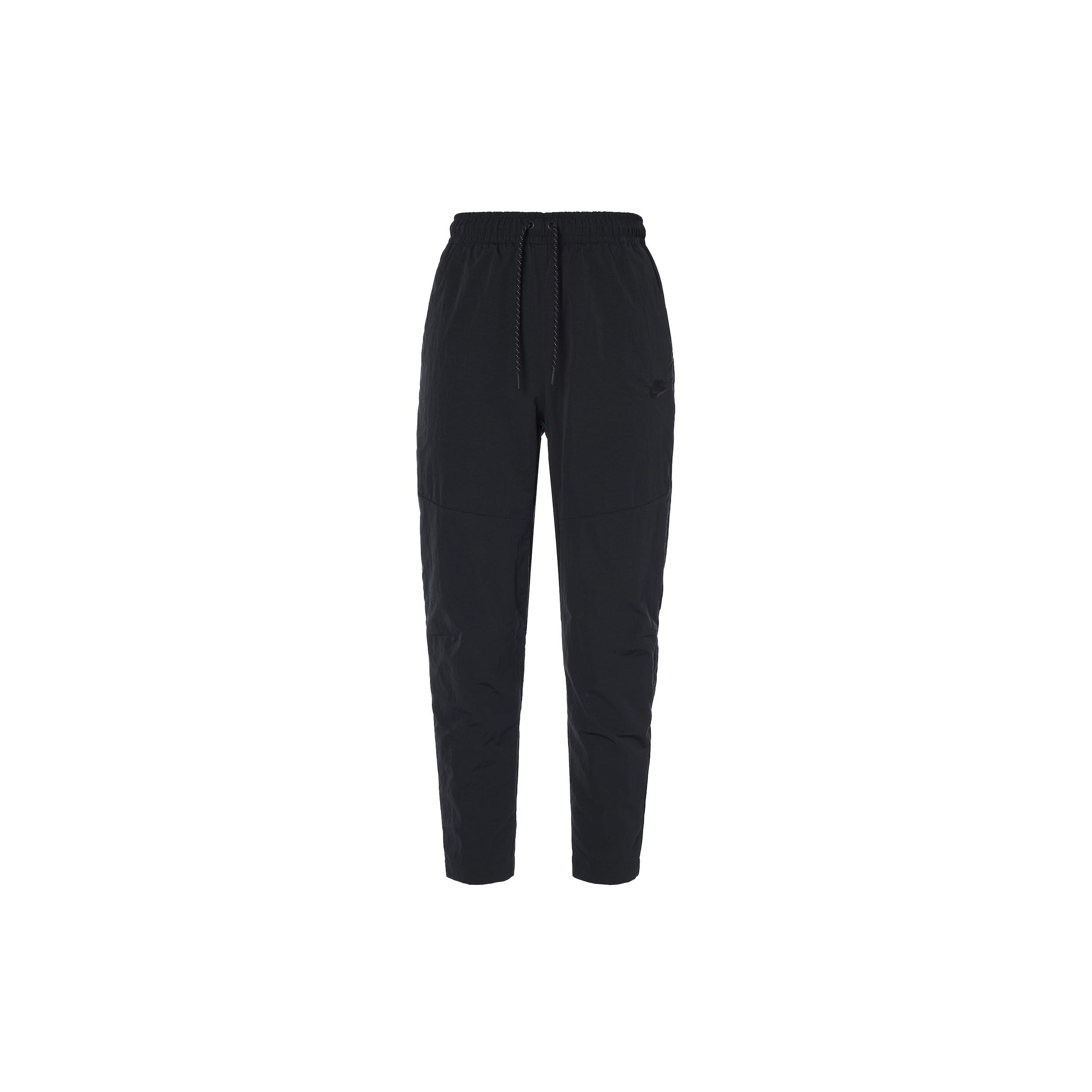 Men s Nike Solid Color Logo Printing Drawstring Lacing Straight Casual Pants/Trousers Black DQ4344-010 S