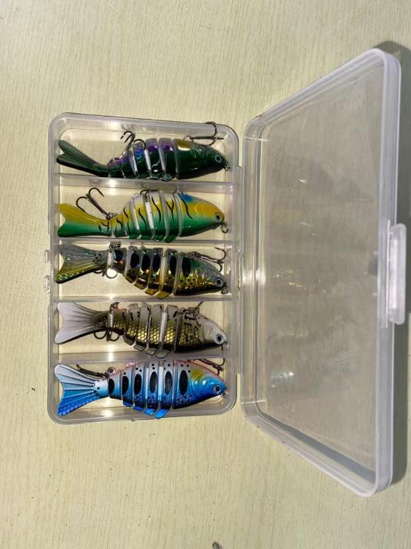 Sinking Multi-Jointed Fishing Lure Set - Hengjia New Colorful Artificial Bait