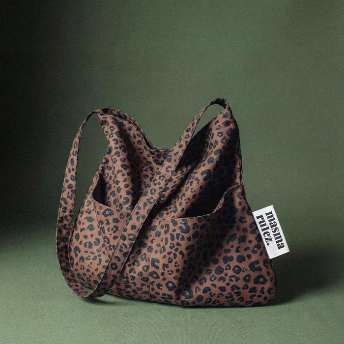 Rabbit Eco bag_Grand Leopard Deep Brown