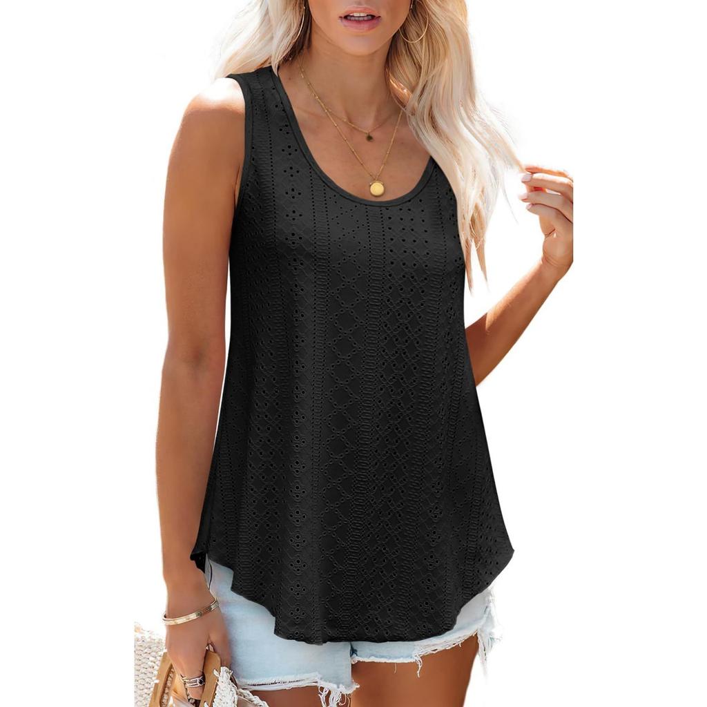 Round Neck Loose Sleeveless T-shirt Tops, Undershirts Women